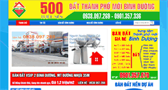 Desktop Screenshot of datthanhphomoibinhduong.com